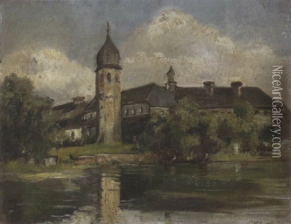 Auf Frauenchiemsee Oil Painting - Karl Schultheiss