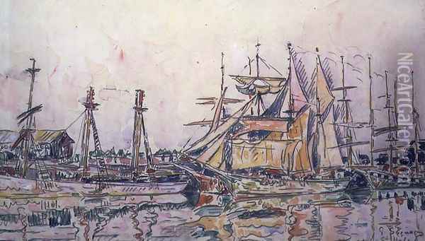 St. Malo, 1927 (2) Oil Painting - Paul Signac