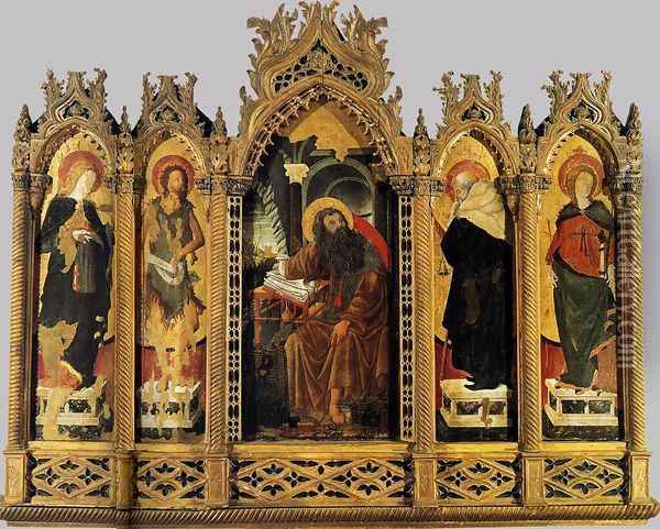 De Lazara Altarpiece 1449-52 Oil Painting - Francesco Squarcione