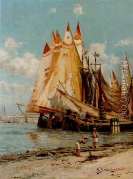 Venezia Oil Painting - Carl Skanberg