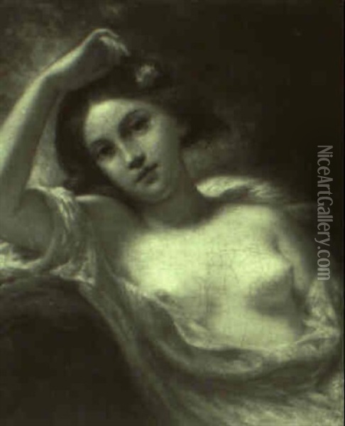 Mademoiselle De Toury Oil Painting - Pierre-Paul Prud'hon