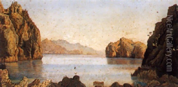 Capri Morning Oil Painting - Charles Gordon-Frazer