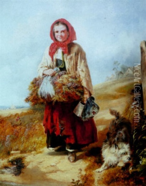 Going To The Market Oil Painting - Philip Richard Morris