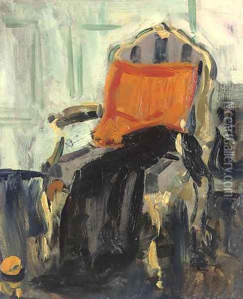 The gilt chair Oil Painting - Francis Campbell Boileau Cadell