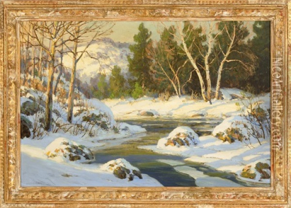 Sunshine In The Catskills Oil Painting - Walter Koeniger