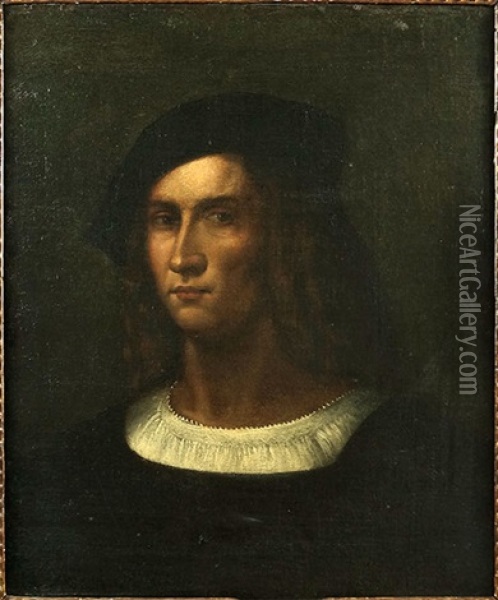 Portrait Of A Man In A Cap Oil Painting - Giovanni Girolamo (da Brescia) Savoldo