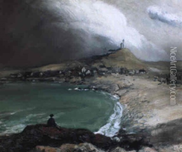 Cap Noir-st. Pierre Oil Painting - William Glackens