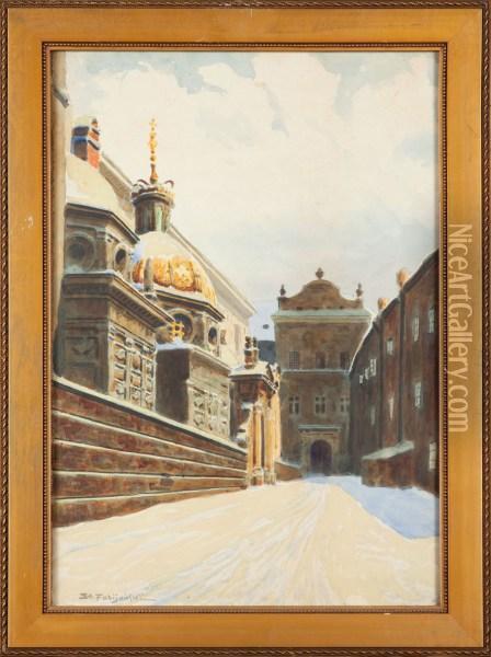 Kaplicazygmuntowska Oil Painting - Stanislaw Ignacy Fabijanski Poraj