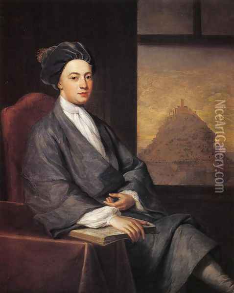Sir John St. Aubyn Oil Painting - John Smibert