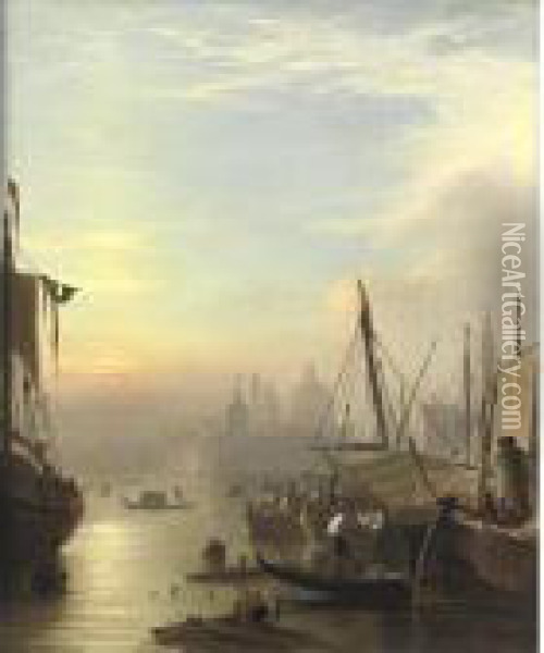 Venice Oil Painting - Robert Walter Weir