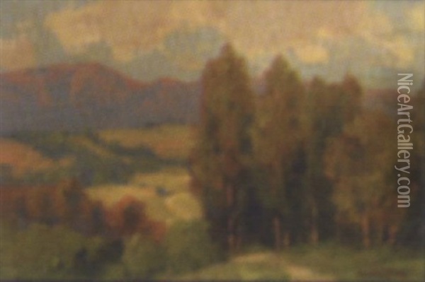 Summer California Landscape Oil Painting - Maurice Braun