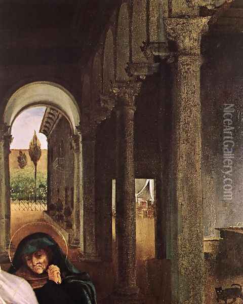 Christ Taking Leave of his Mother (detail) 1521 Oil Painting - Lorenzo Lotto