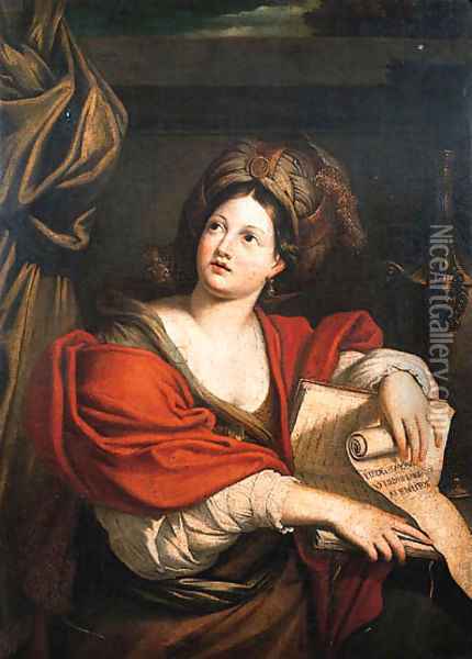 The Cumaean Sibyl 3 Oil Painting - Domenico Zampieri (Domenichino)