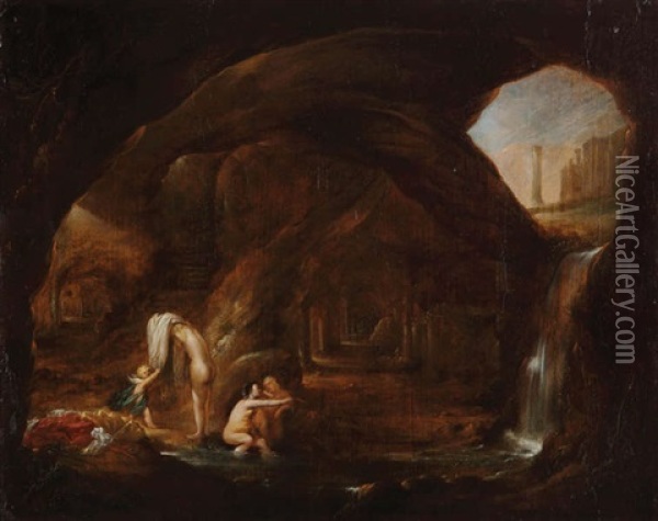 La Toilette De Venus Oil Painting - Abraham van Cuylenborch