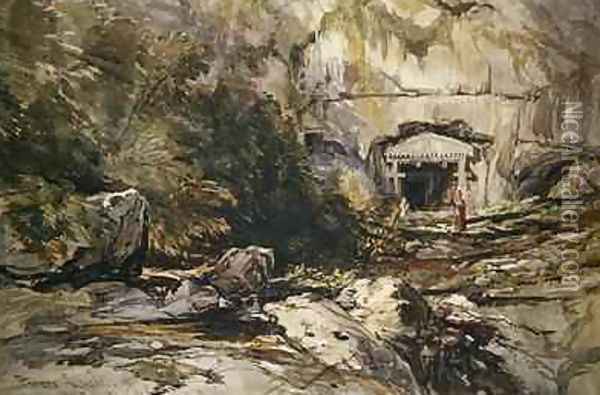 The Royal Tomb at Pinara Lycia 1843 Oil Painting - William James Muller