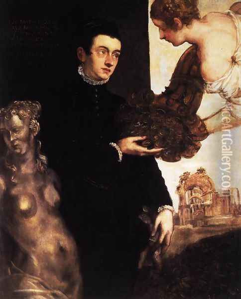Portrait of Ottavio Strada 1567-68 Oil Painting - Marietta Robusti