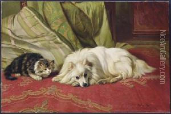 Won't You Play? Oil Painting - Wright Barker