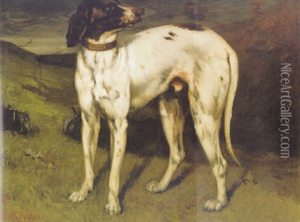 Le Chien D'ornans Oil Painting - Gustave Courbet