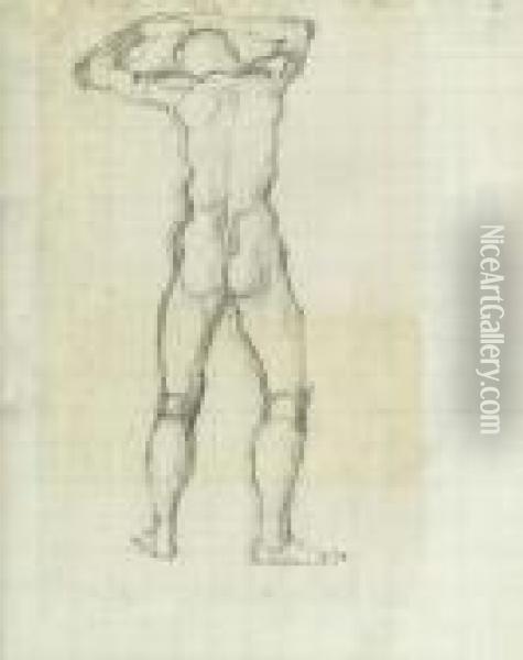 Study For The Third Male Figure In The Oil Painting 