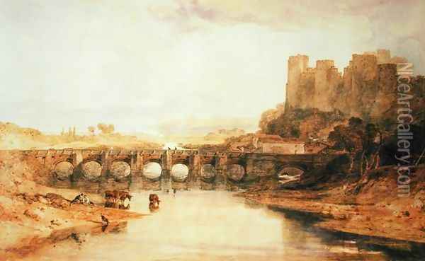 Ludlow Castle Oil Painting - Joseph Mallord William Turner