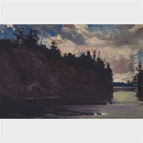Georgian Bay, Circa 1914-1915 Oil Painting - James Edward Hervey MacDonald