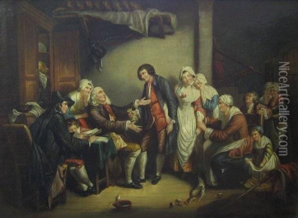 The Village Bride Oil Painting - Jean Baptiste Greuze
