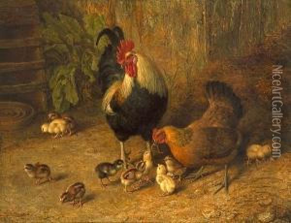 The Happy Family Oil Painting - Frank Paton