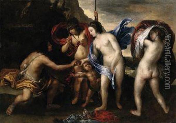 Giudizio Di Paride Oil Painting - Francesco del Cairo