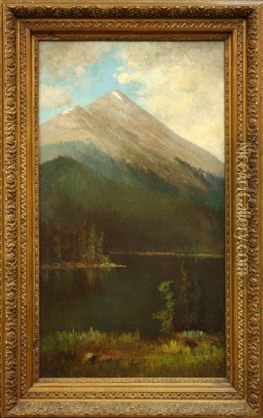 Mt. Powell Oil Painting - Richard H. Tallant