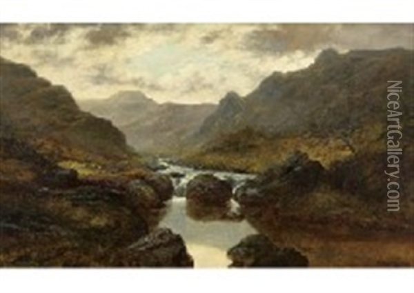 Highland Oil Painting - William Mellor