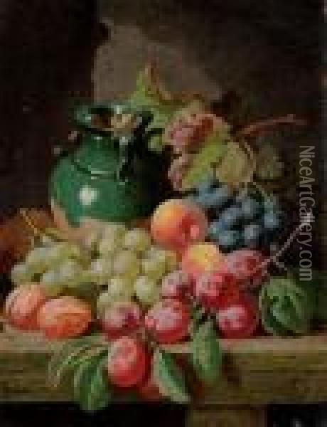 Nature Morte Aux Fruits Oil Painting - Charles Thomas Bale