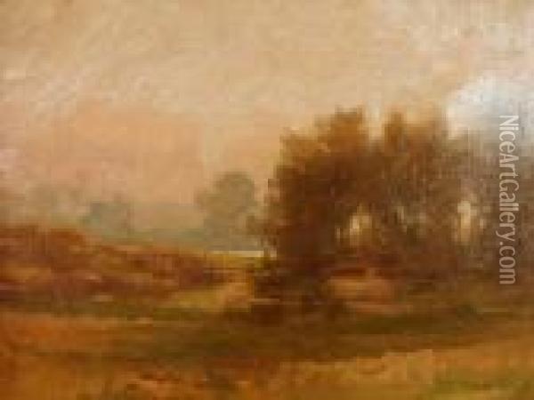 Landscape Oil Painting - Thomas Bromley Blacklock