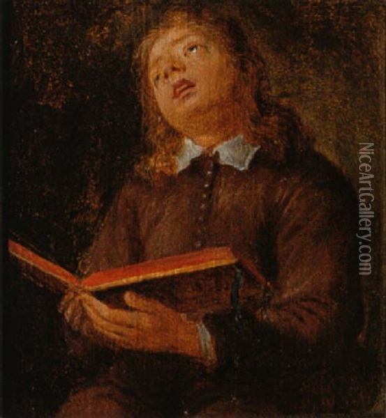 Le Jeune Chantre Oil Painting - Joos van Craesbeeck