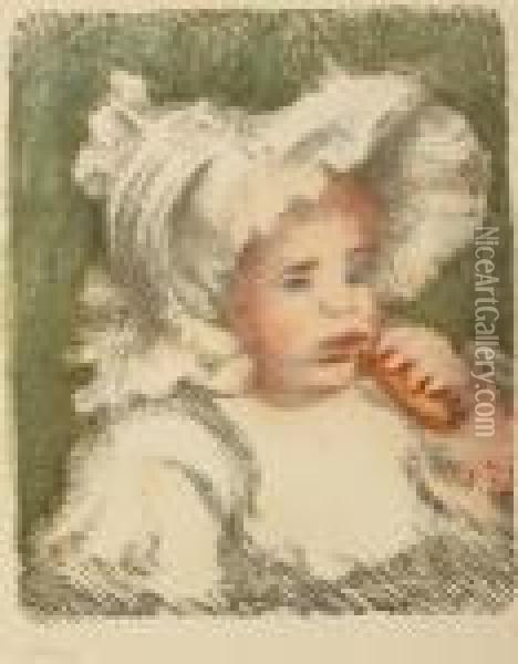 Enfant Oil Painting - Pierre Auguste Renoir