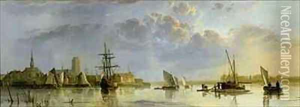 View of Dordrecht Oil Painting - Aelbert Cuyp