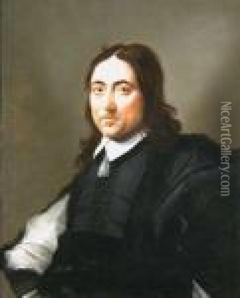 Portrait Of A Gentleman Oil Painting - Karel Dujardin