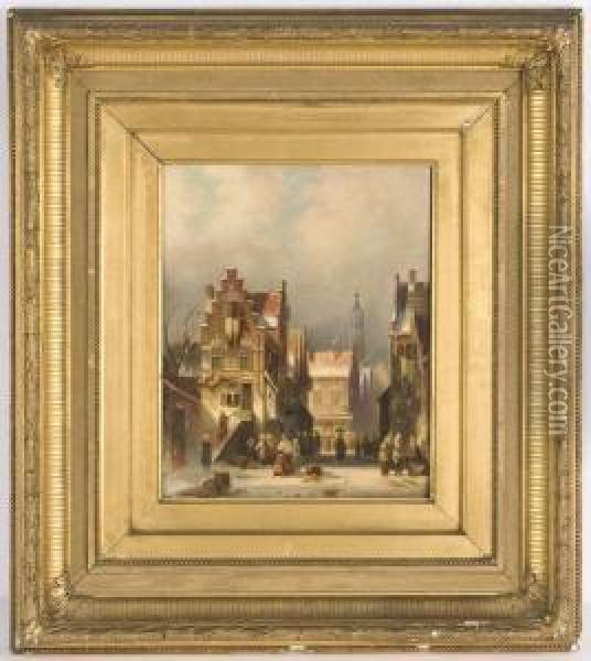 Amsterdam Oil Painting - Johannes Franciscus Spohler