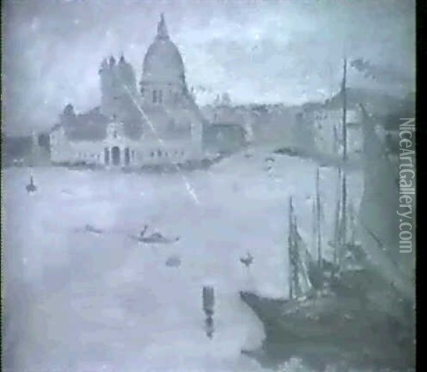 Santa Maria Della Salute, Venice Oil Painting - Maurice Galbraith Cullen
