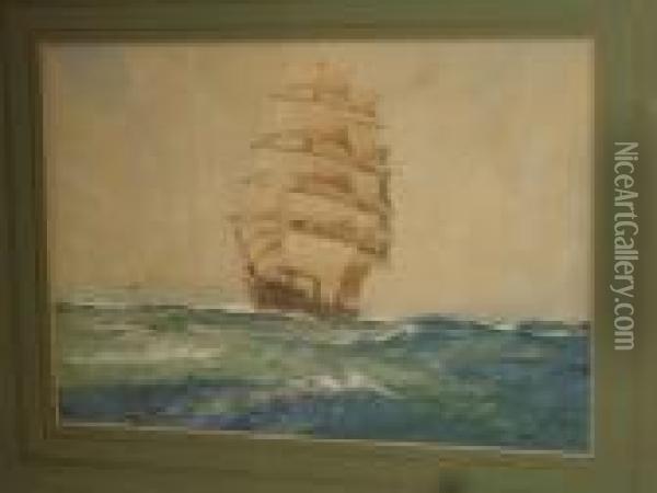 An Ocean Voyager Oil Painting - William Minshall Birchall