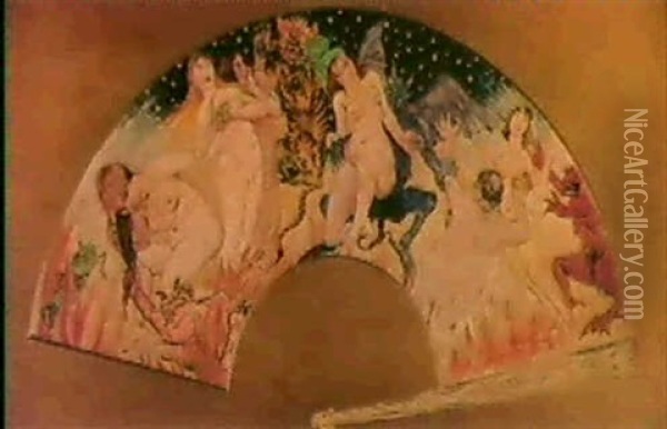Die Holle. 1905 Oil Painting - Lovis Corinth