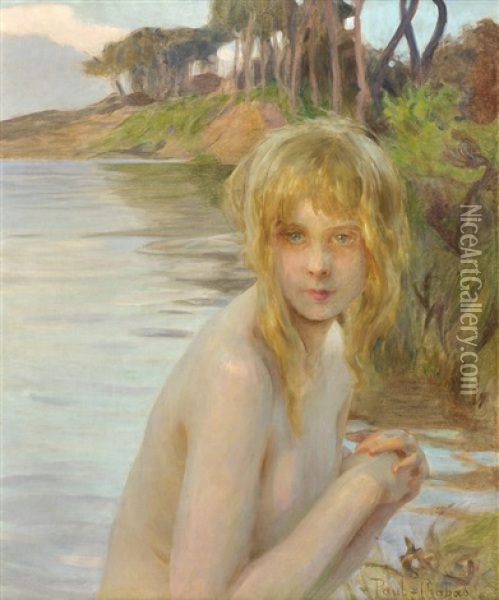 Joven Banista Oil Painting - Paul Emile Chabas