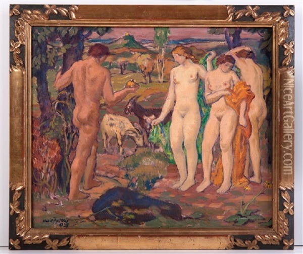 Judgement Of Paris Oil Painting - Karel Spillar