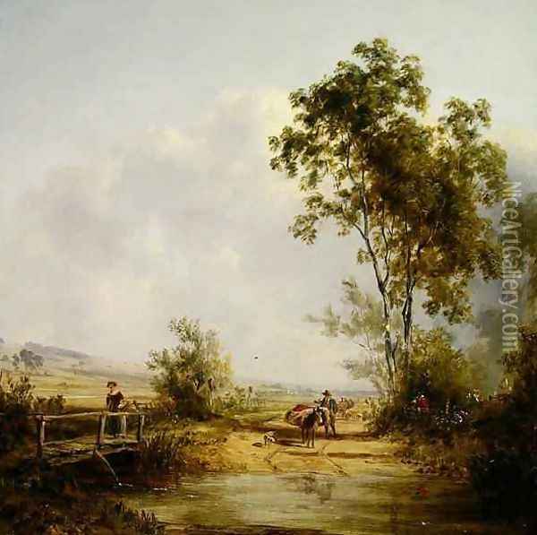 The Ford Oil Painting - P. John Hilder