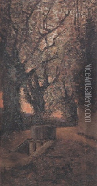 Camino Del Arroyo Oil Painting - Manuel Ramos Artal