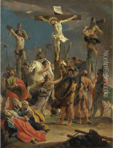 Crocefissione Oil Painting - Giovanni Battista Tiepolo
