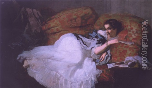 After The Ball Oil Painting - Armand Dore