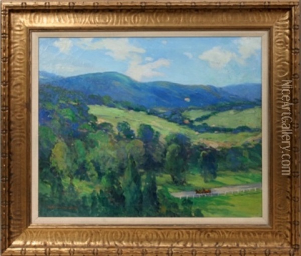 Rolling Landscape Oil Painting - Frank Edward Lloyd