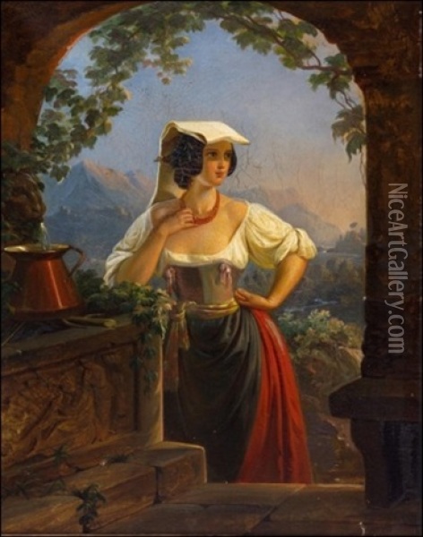Tytto Kaivolla Oil Painting - Robert Wilhelm Ekman