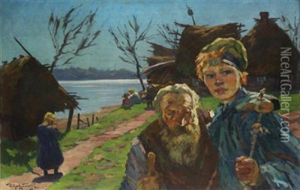 Motiv Aus Russland Oil Painting - Rudolph Jelinek