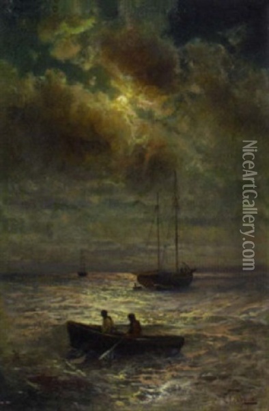 Segelschiffe Oil Painting - Khariton Platonov